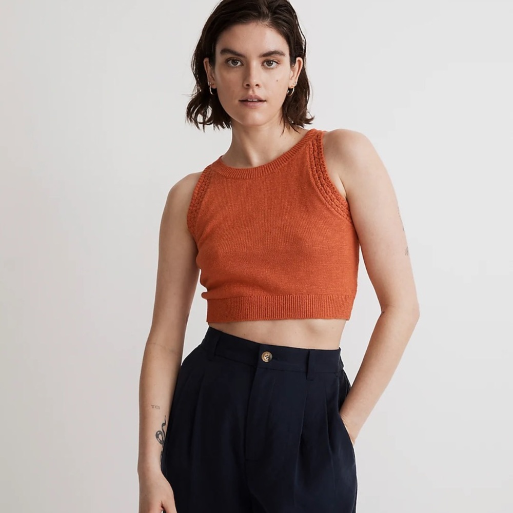 NWOT Madewell Crop Top